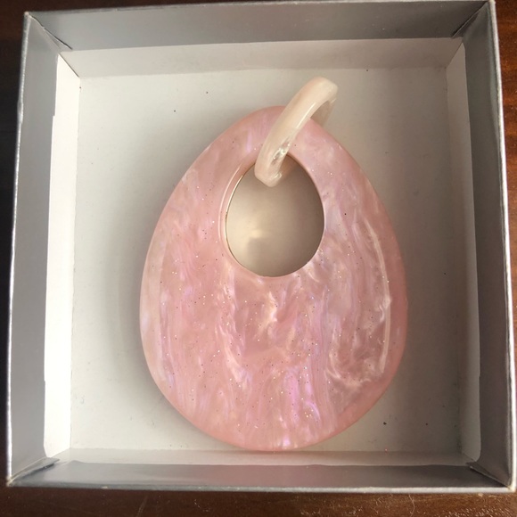 Statement Pendant - Pink - Picture 2 of 2